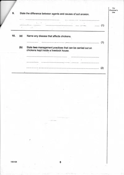 Agriculture PSLE 2015 Paper 1, page 9: crop processing diagrams N, P, Q