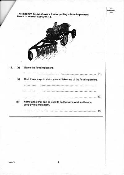 Agriculture PSLE 2015 Paper 1, page 13